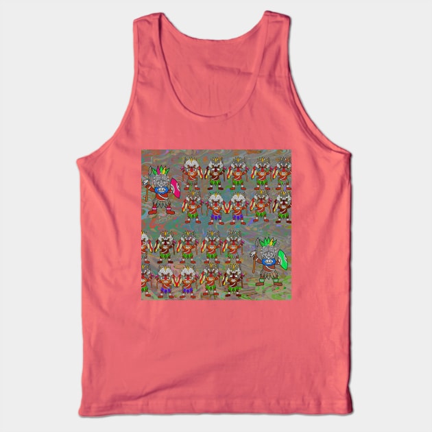Dance of African Warriors V3 Tank Top by walil designer